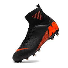 Load image into Gallery viewer, Soccer Shoes for men Kids indoor football Shoes sneakers turf superfly futsal original football boots Comfortable Waterproof