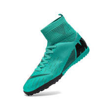 Load image into Gallery viewer, Soccer Shoes for men Kids indoor football Shoes sneakers turf superfly futsal original football boots Comfortable Waterproof