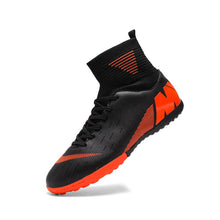 Load image into Gallery viewer, Soccer Shoes for men Kids indoor football Shoes sneakers turf superfly futsal original football boots Comfortable Waterproof